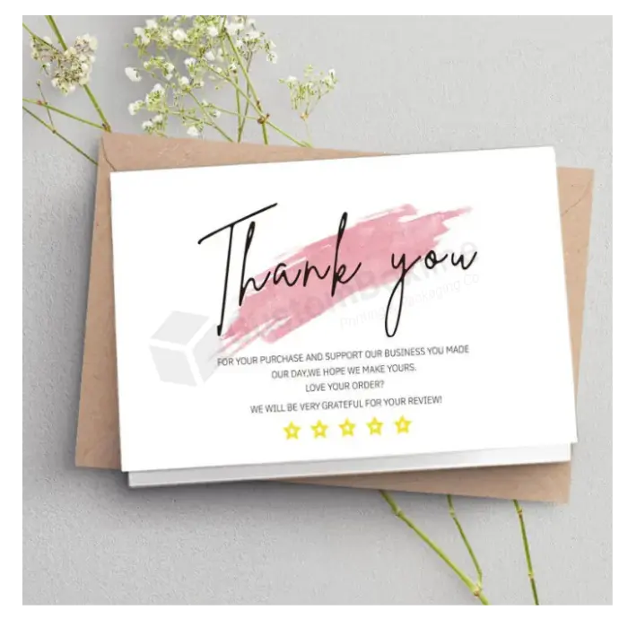 Custom Thank You Card Printing